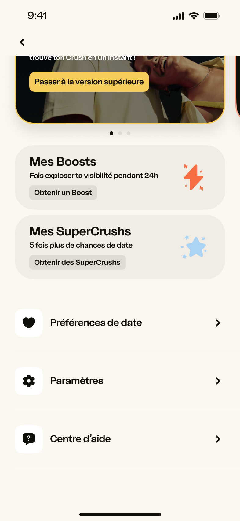 DMA - Mon compte (défilement) - iOS (FR)