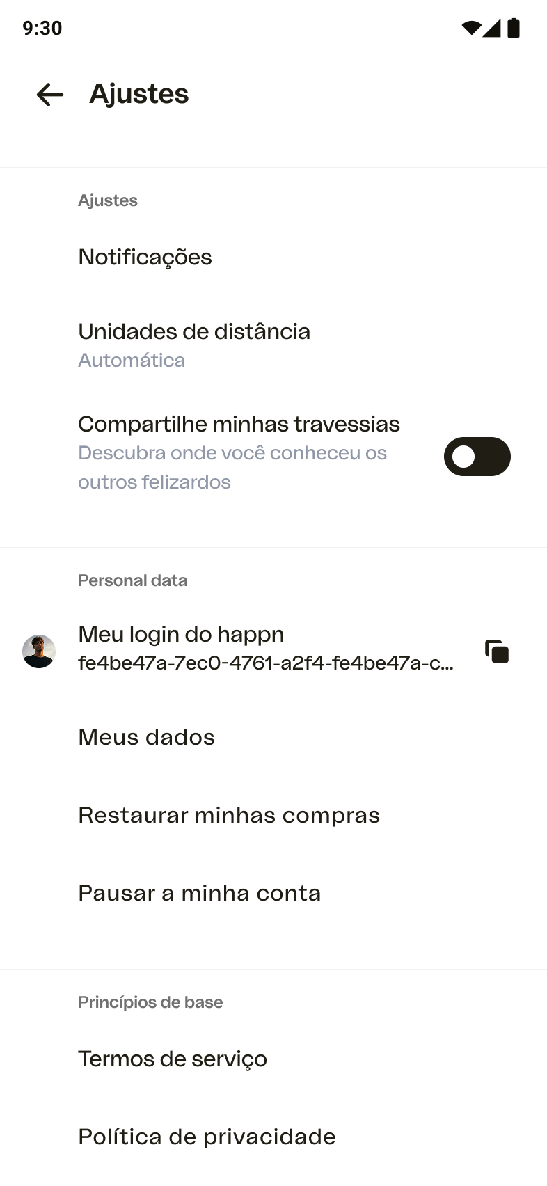 DMA - Ajustes (Android) - PT-BR