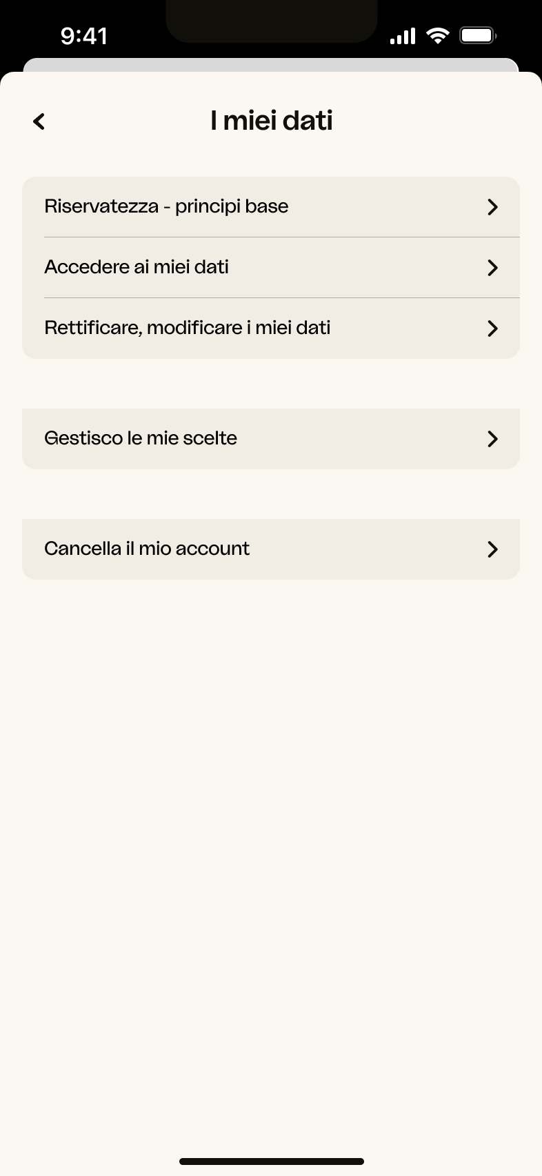 DMA - Settings My Data (iOS) - IT.png