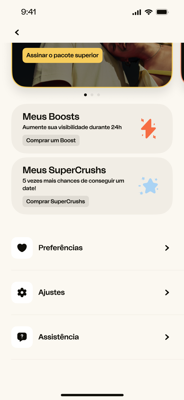 DMA - Minha conta (rolagem) - iOS (PT-BR)