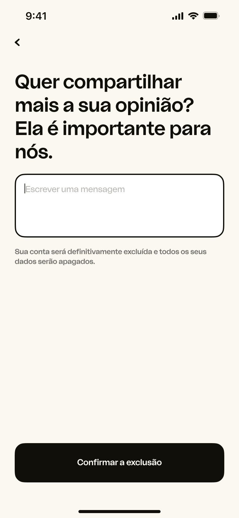 DMA - Sugestões antes de excluir - PT-BR
