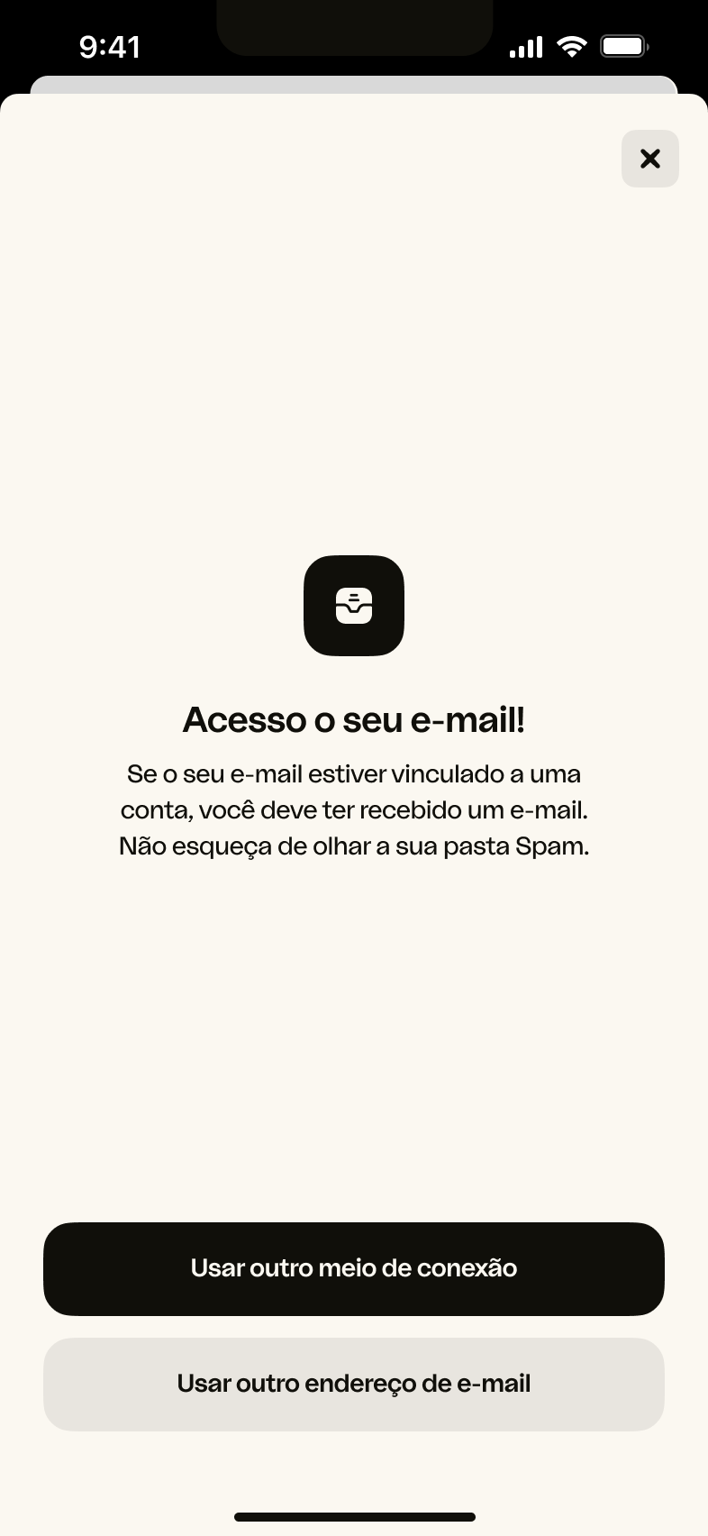 iOS – E-mail enviado