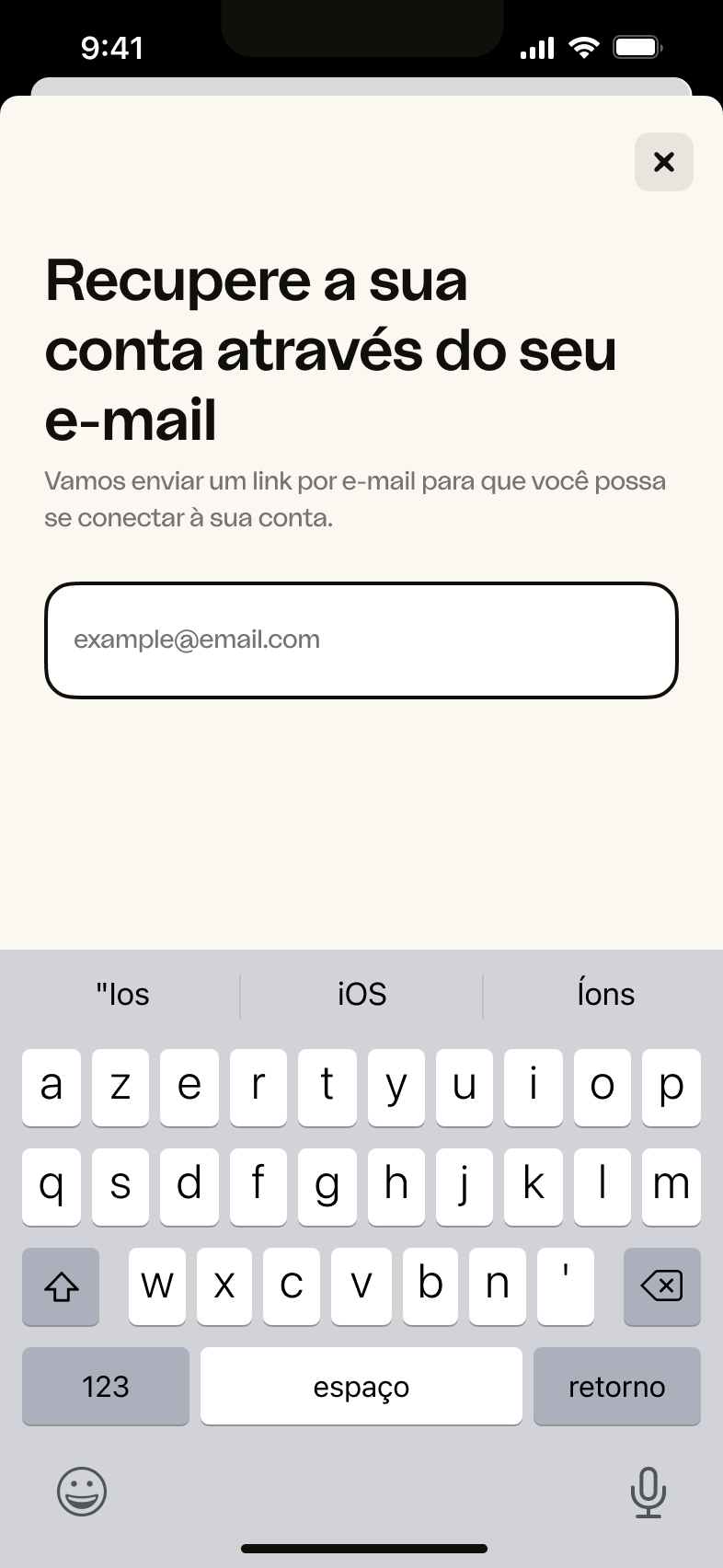 iOS – E-mail