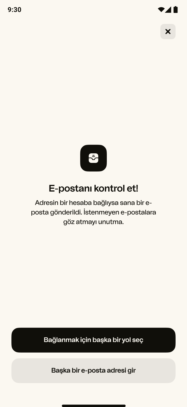 Android – E-mail verzonden