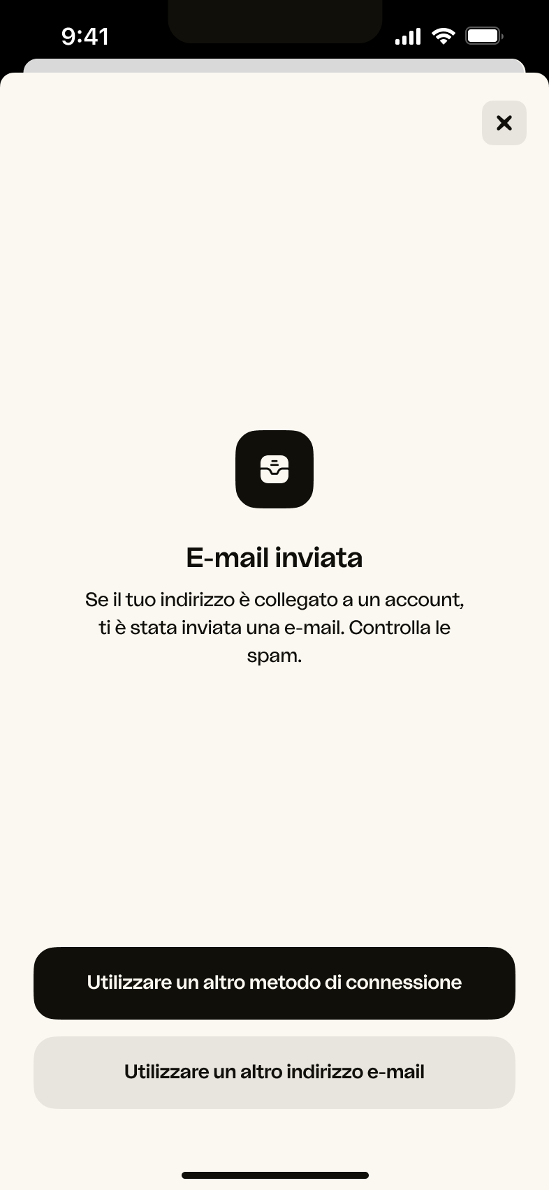 iOS – E-mail inviata