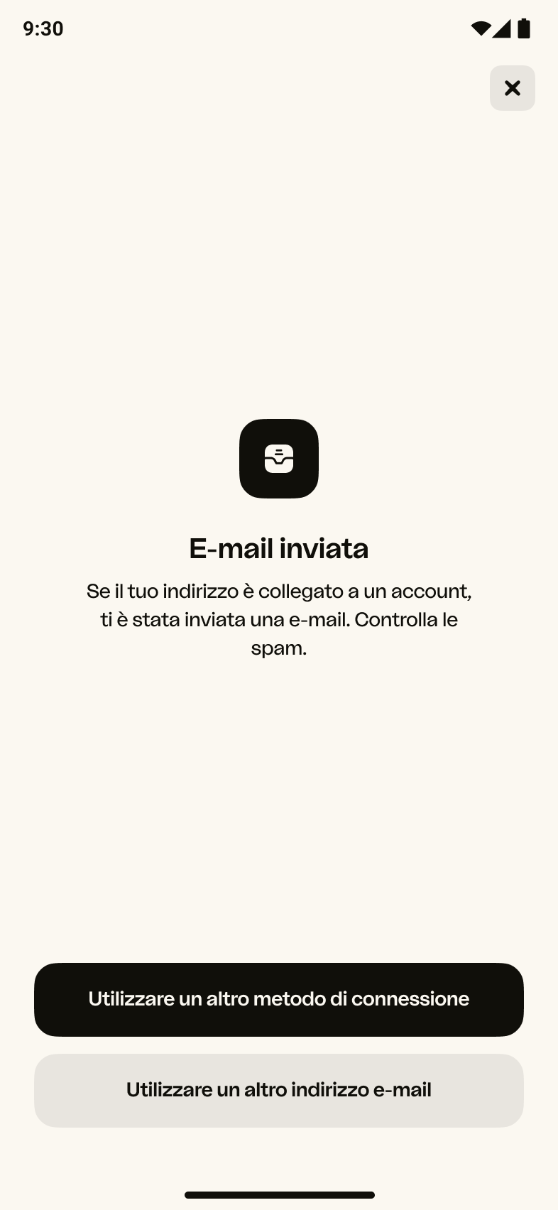 Android – E-mail inviata