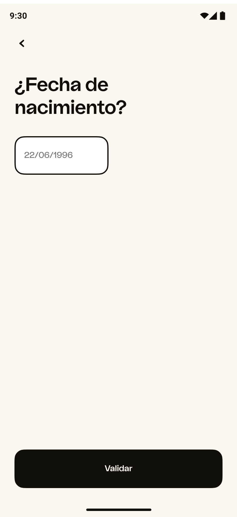 Android — Editar edad seleccionada