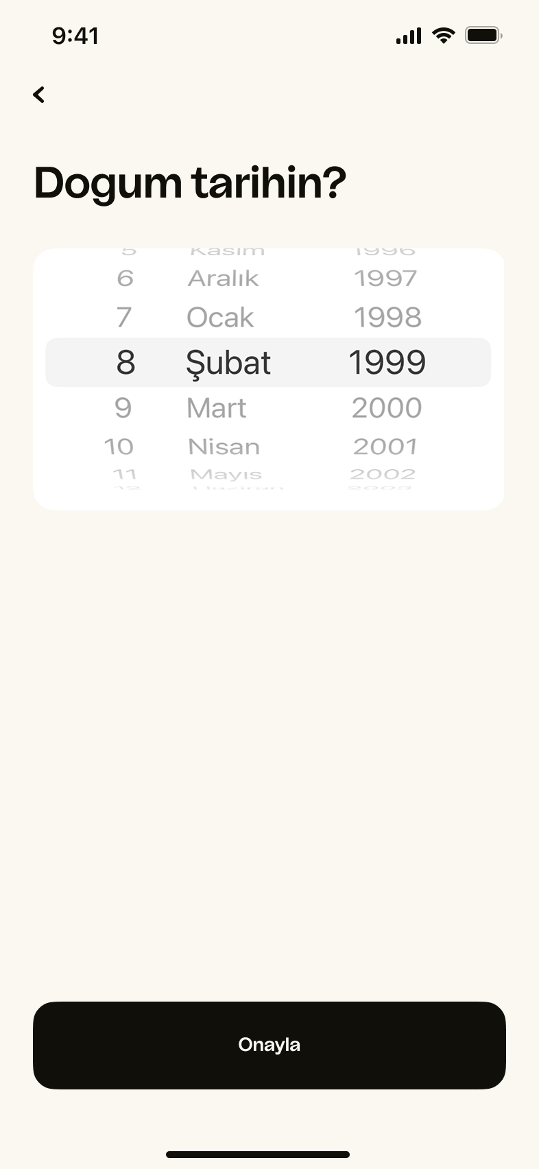 iOS Edit Age - TR
